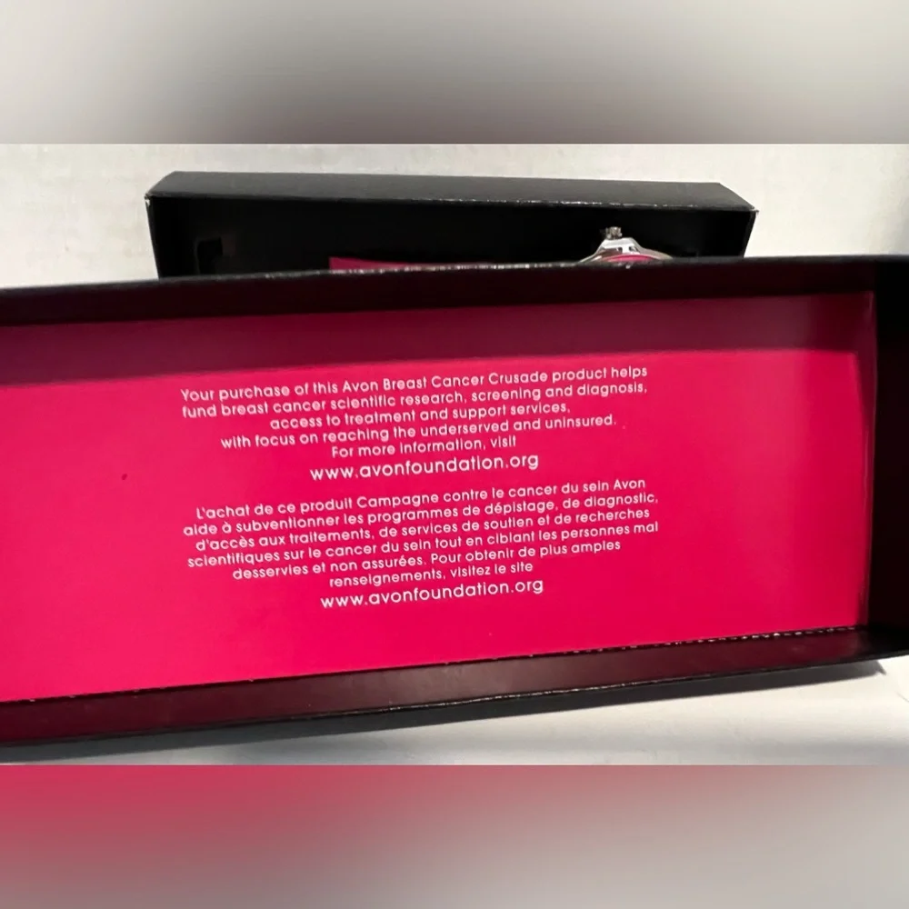 NIB 2014 Avon Breast Cancer Crusade Pink Analog Wristwatch